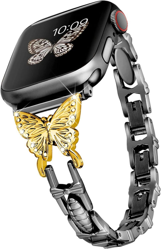 Small Butterfly Diamond Watch Band