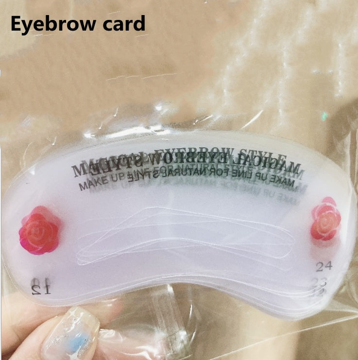 Brow Stamp Shaping Kit Eyebrow Waterproof Long Lasting Natural Shape Brow Contouring Stick Makeup Eyebrow Shadow