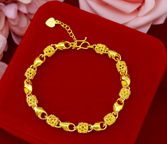 Gold-Plated Brass Bracelet