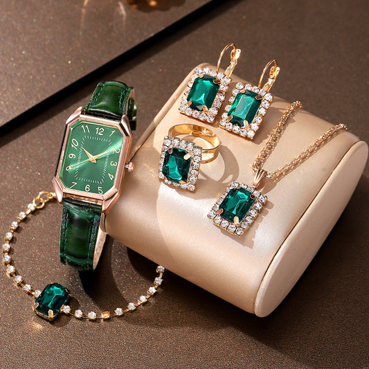 Women's Watch and Jewelry Set