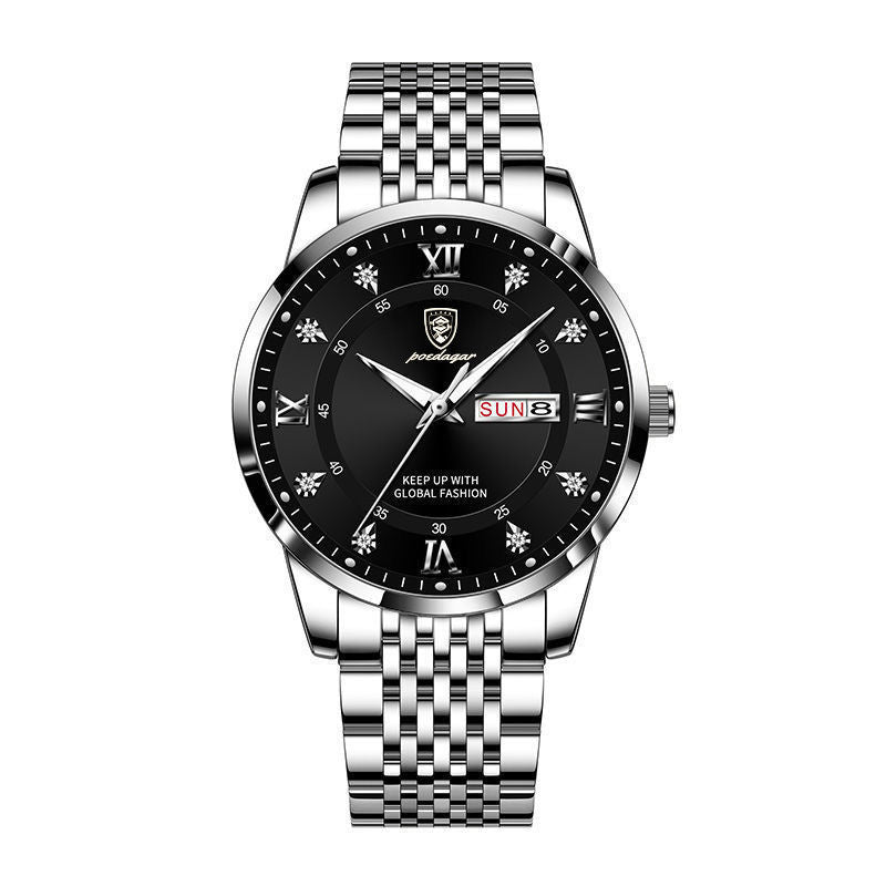 Waterproof Luminous Calendar Quartz Watch