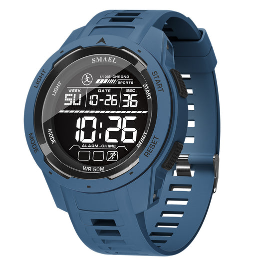 Mens LED Luminous Digital Outdoor Sports Watch