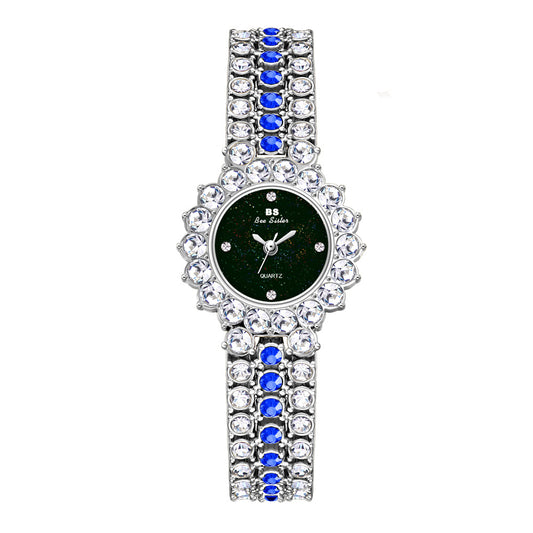 Women;s Multicolor Fashion Luxury Bracelet Quartz Watch
