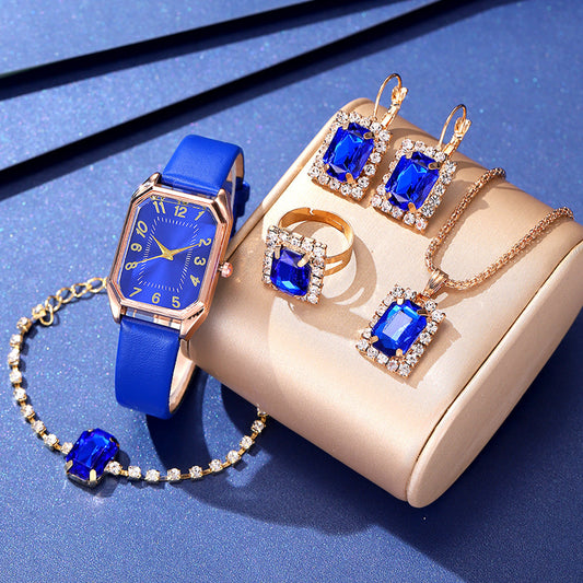 Women's Watch and Jewelry Set
