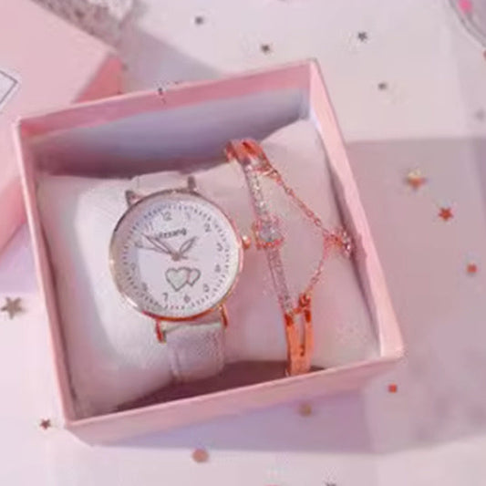 Simple Luminous Children's Watch and Bracelet Set