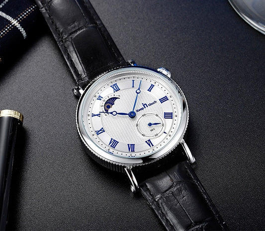 Sun, Moon, And Star Waterproof Men's Watch