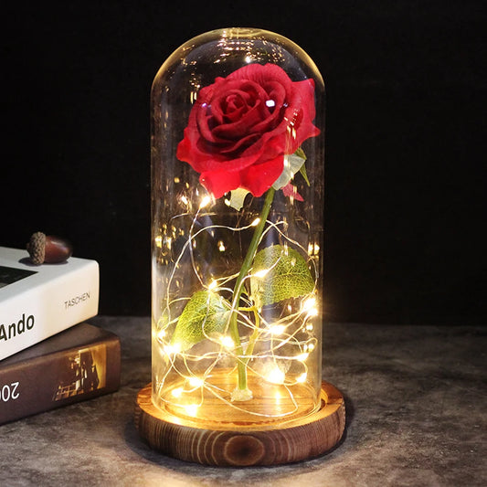 Enchanted Glow Rose Lamp
