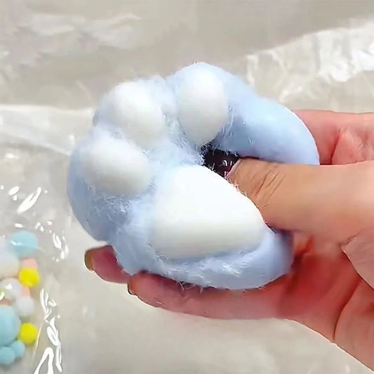 Fuzzy Cat Paw Stress Relief Toy