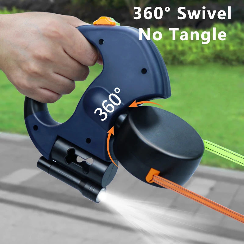 Dual Dog Leash with LED Light