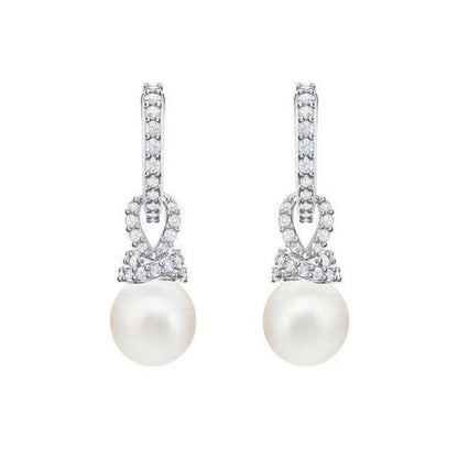 Elegant And Temperament, A More Elegant And Intellectual Pearl Jewelry With Diamonds