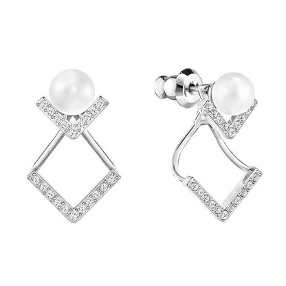 Elegant And Temperament, A More Elegant And Intellectual Pearl Jewelry With Diamonds