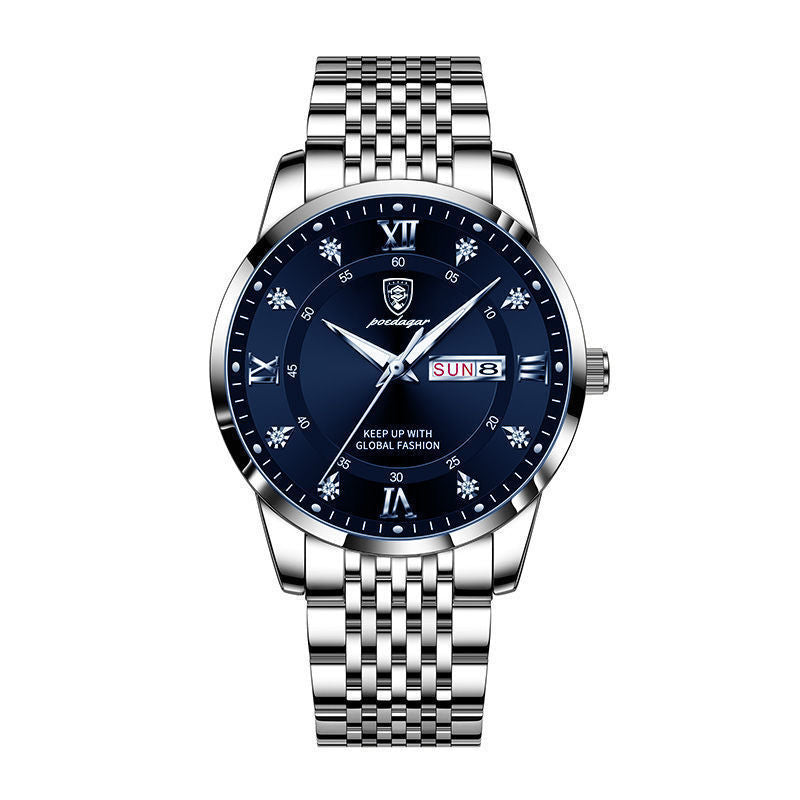 Waterproof Luminous Calendar Quartz Watch