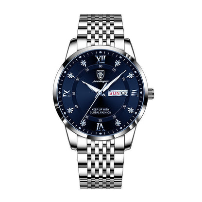 Waterproof Luminous Calendar Quartz Watch
