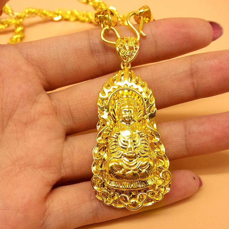 Hemp Rope Gold Necklace