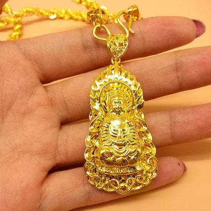 Hemp Rope Gold Necklace