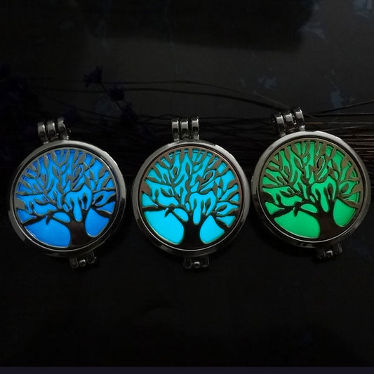 Luminous Life Tree Phase Box Aromatherapy Luminous Fragrance Necklace