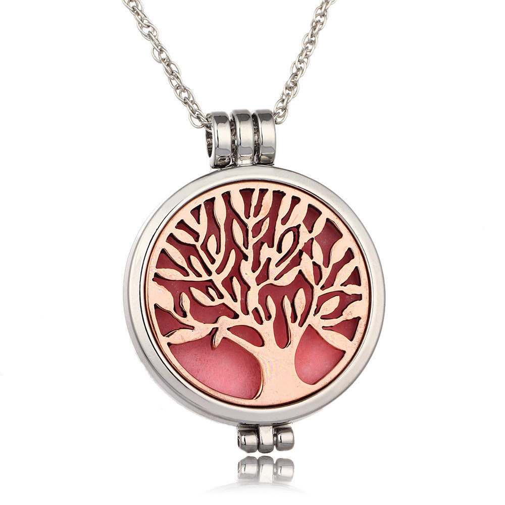 Luminous Life Tree Phase Box Aromatherapy Luminous Fragrance Necklace
