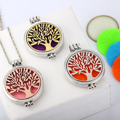 Luminous Life Tree Phase Box Aromatherapy Luminous Fragrance Necklace