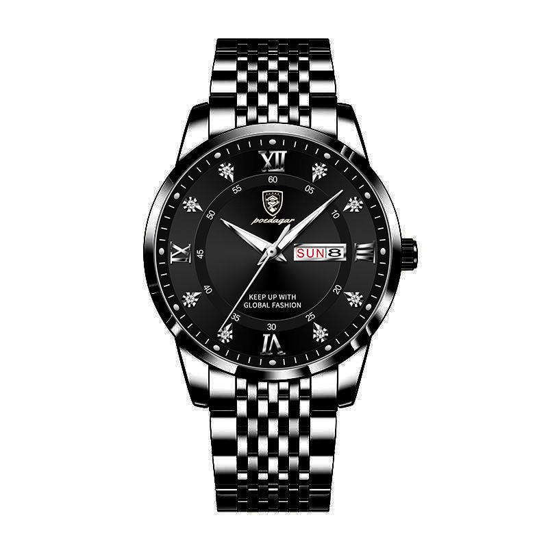 Waterproof Luminous Calendar Quartz Watch