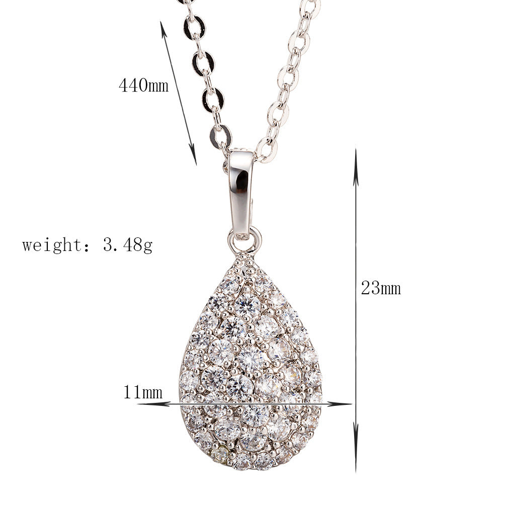 Drop-Shaped Necklace