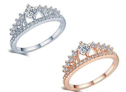 Micro-Set Crown Ring