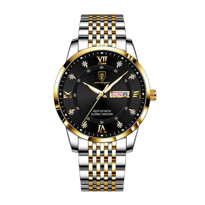 Waterproof Luminous Calendar Quartz Watch