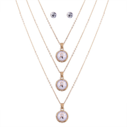 Multilayer Alloy Geometry Pendant