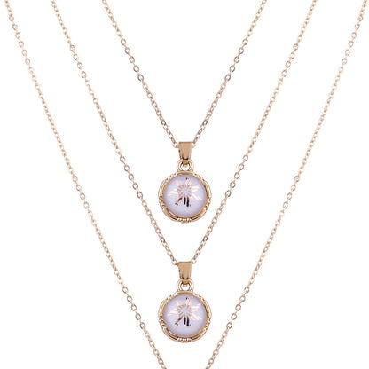 Multilayer Alloy Geometry Pendant