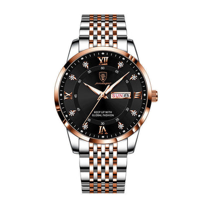 Waterproof Luminous Calendar Quartz Watch