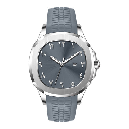 Classic Grenade Silicone Band Waterproof Quartz Watch