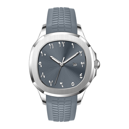 Classic Grenade Silicone Band Waterproof Quartz Watch