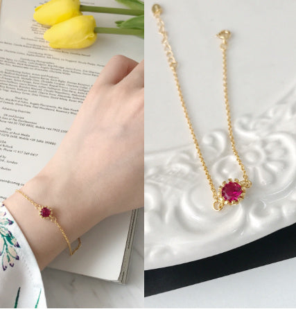 Golden Red Jasper Necklace