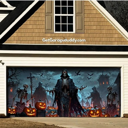 Enchanting Halloween Garage Cloth