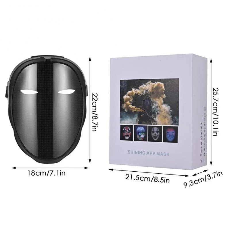 Party Glow LED Bluetooth Face Mask