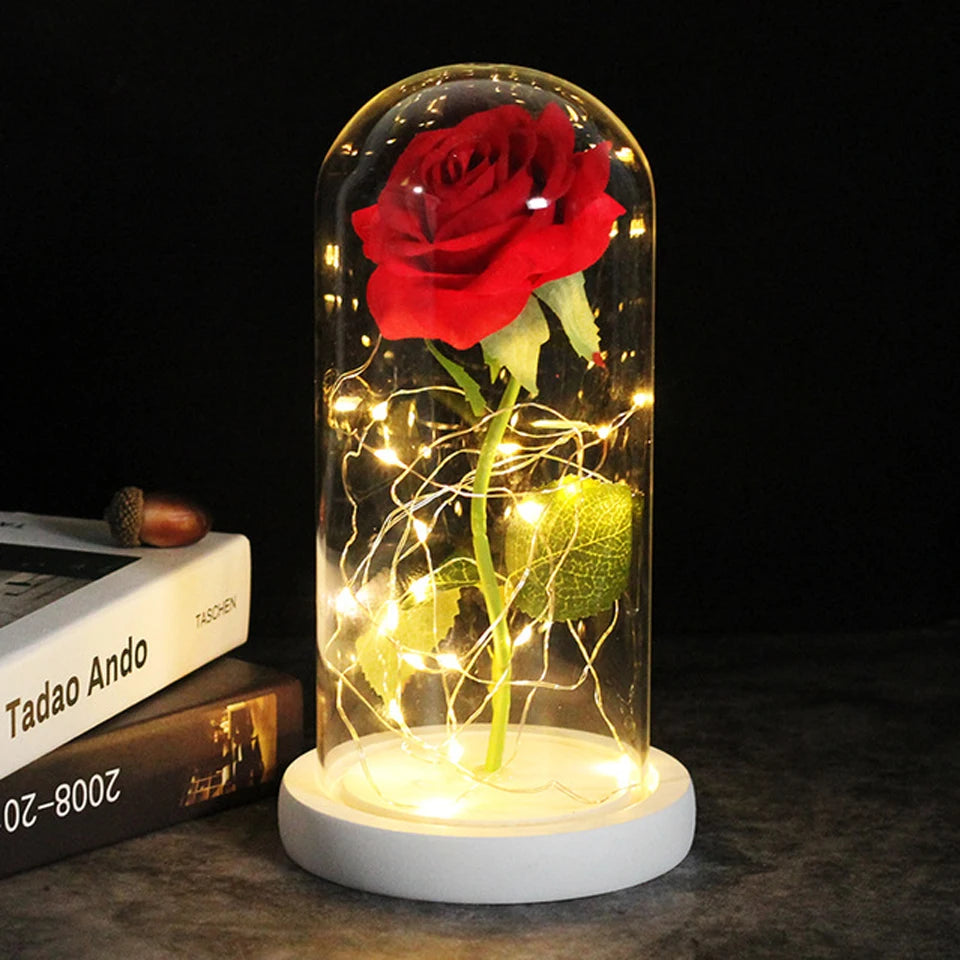 Enchanted Glow Rose Lamp
