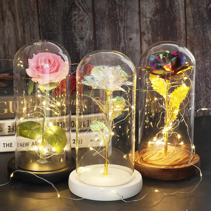 Enchanted Glow Rose Lamp