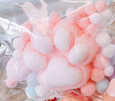 Fuzzy Cat Paw Stress Relief Toy