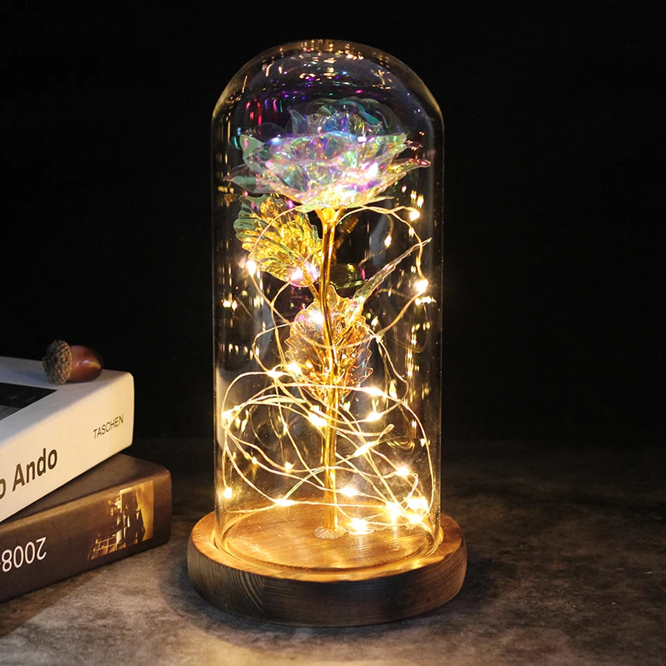 Enchanted Glow Rose Lamp