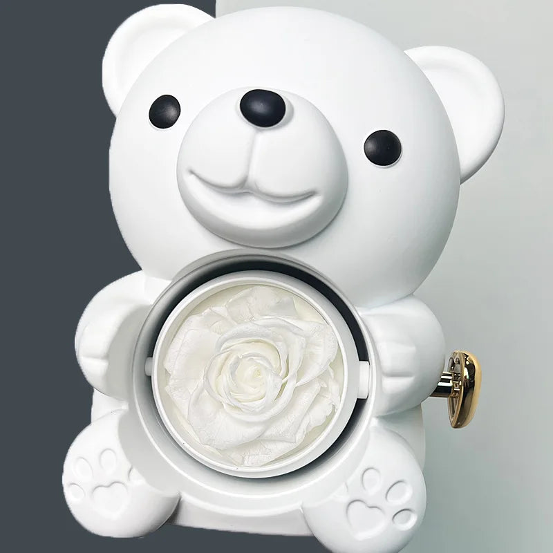 Enchanting Rose Bear Gift Box