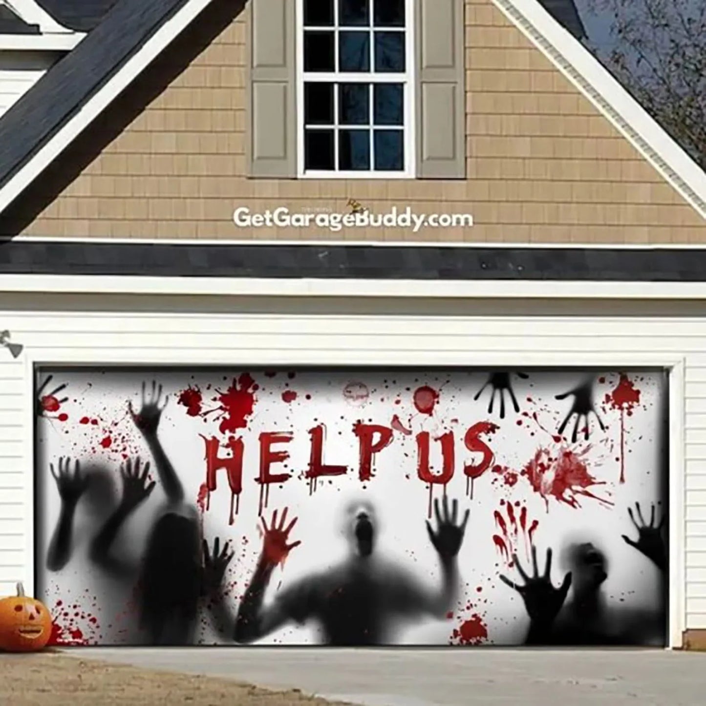 Enchanting Halloween Garage Cloth