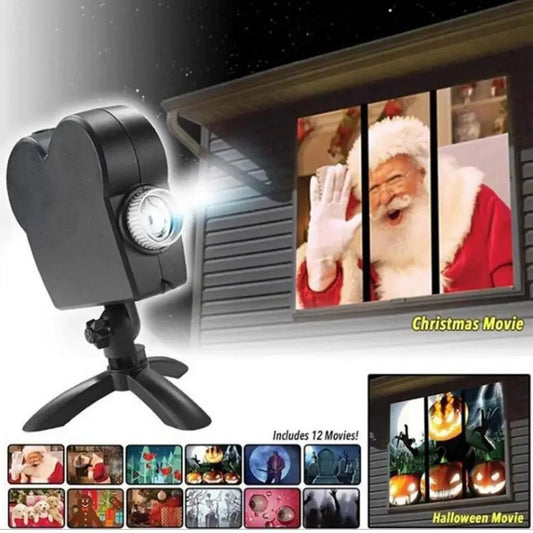 Holiday Wonderland Movie Projector