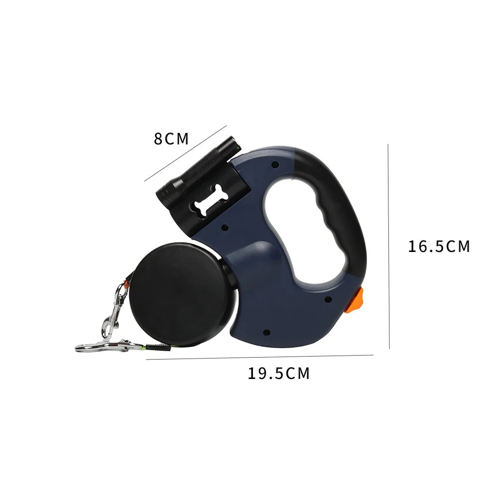 Dual Dog Leash with LED Light