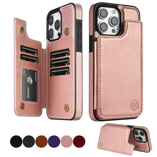 iPhone Leather Wallet Case