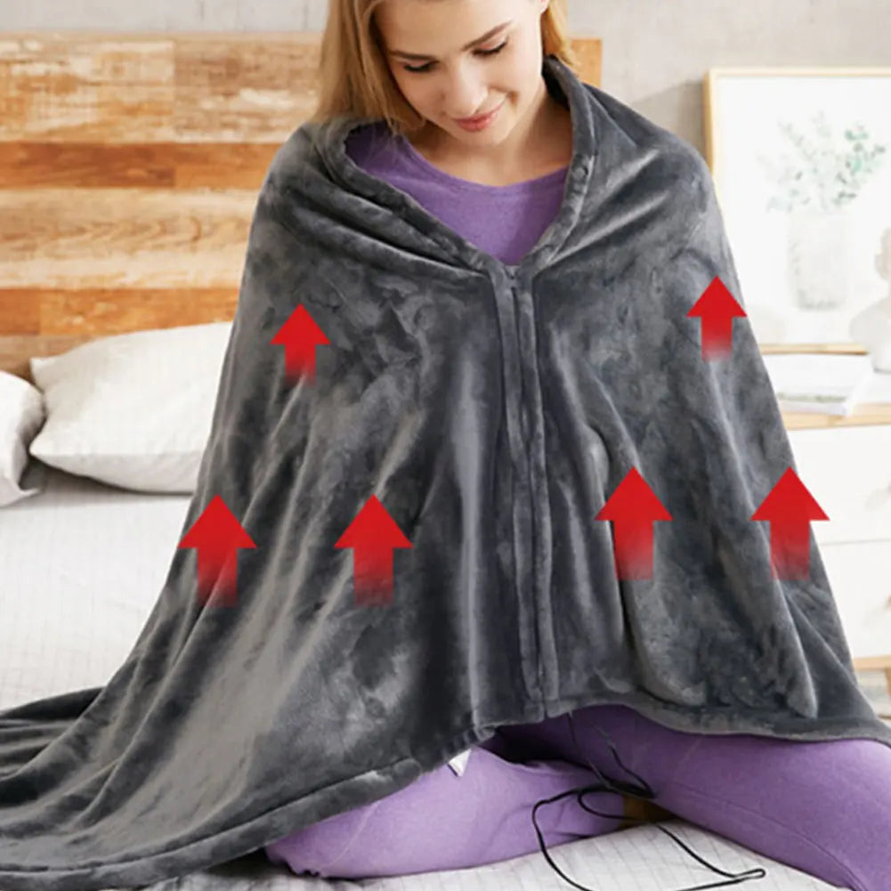 Cozy USB Heated Blanket Shawl