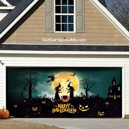 Enchanting Halloween Garage Cloth