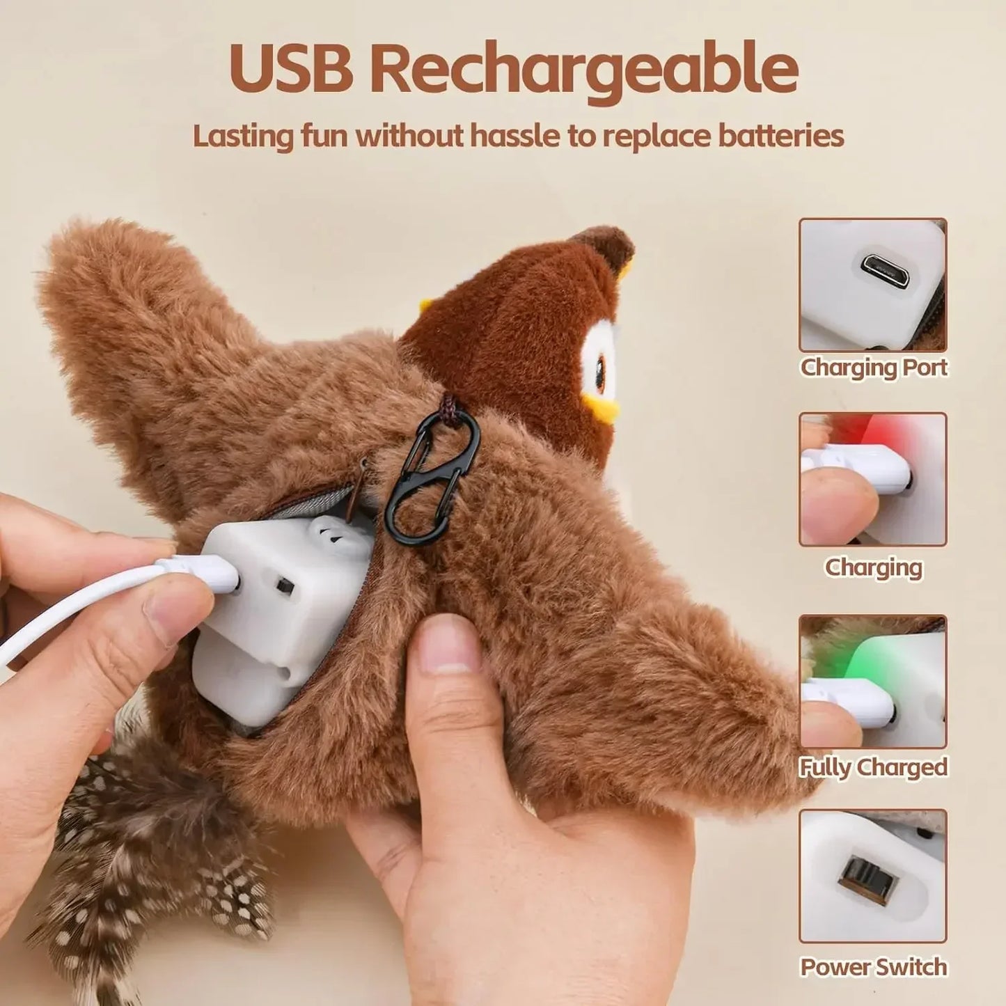 Chirping Bird Cat Toy
