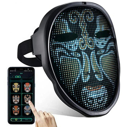 Bluetooth Party LED Face Mask