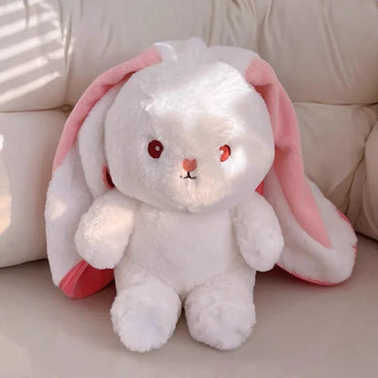 Strawberry Bunny Transform Plush Toy