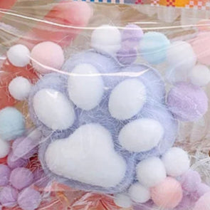 Fuzzy Cat Paw Stress Relief Toy