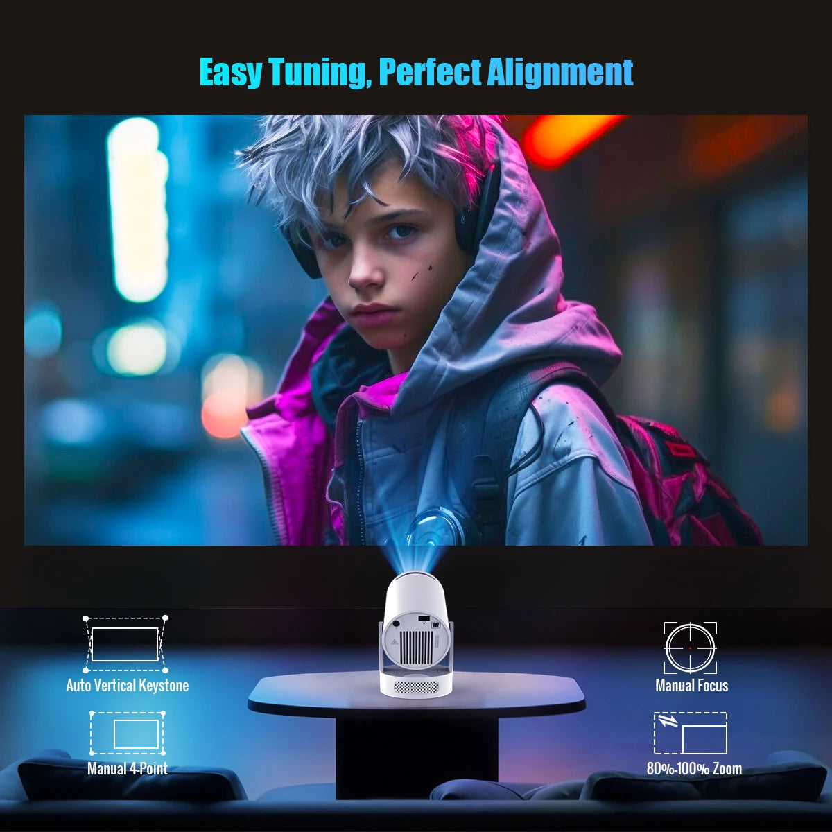 Pocket-Sized Cinema Projector